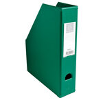 Porte revue Dos 70mm PVC Vert EXACOMPTA