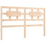 vidaXL Cadre de lit sans matelas bois massif