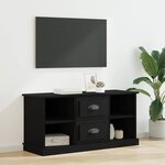 vidaXL Meuble TV Chêne noir 99 5 x 35 5 x 48 cm Bois d'ingénierie