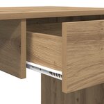 vidaXL Bureau chêne artisanal 100 x 50 x 76 cm Bois d'ingénierie