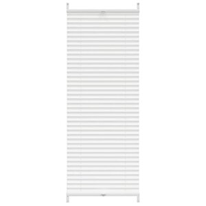 vidaXL Store plissé 50x125 cm Blanc