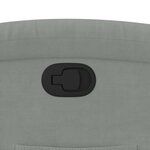vidaXL Fauteuil inclinable en velours gris clair
