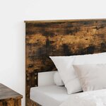 vidaXL Tête de lit Chêne fumé 75 cm Bois d'ingénierie