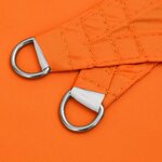vidaXL Voile de parasol tissu oxford carré 3x3 m orange