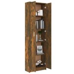 vidaXL Garde-robe couloir Chêne fumé 55x25x189 cm Bois d'ingénierie