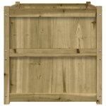 vidaXL Jardinière d'extérieur 70x70x70 cm bois de pin imprégné