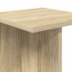 vidaXL Support de Plante Chêne Sonoma 25 x 25 5 x 40 5 cm