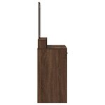 vidaXL Coiffeuse Chêne marron 100 x 41 x 140 cm Bois d'ingénierie