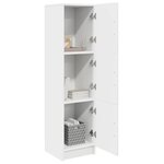 vidaXL Haut Armoire Blanc 31.5 x 32 x 122.5 cm