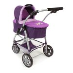 Bayer Chic 2000 637-28 - Poussette pour poupées  3 en 1 EMOTION - Purple Checker