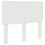 vidaXL Tête de lit Blanc Brillant 135 cm Bois d'ingénierie