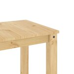 vidaXL Table à manger Panama 117x60x75 cm bois massif de pin