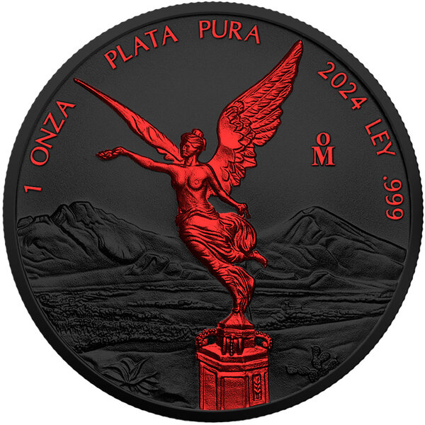 Pièce de monnaie en Argent g 31.1 (1 oz) Millésime 2024 LIBERTAD (PRÉCOMMANDE)