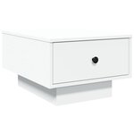 vidaXL Table basse blanc 60x45x31 cm bois d'ingénierie