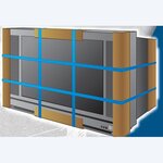 Cornière cartonnée 120 x 4 x 4 cm