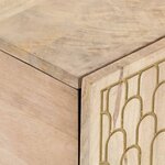 vidaXL Table basse 100x54x40 cm bois de manguier massif