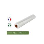 Pack and Move - Lot 6 rouleaux film étirable - 300 m - Transparent - Film déménagement Film emballage Film palette Film protection