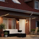 vidaXL Cadre de store rétractable électrique Anthracite 4 5 × 3 m