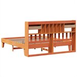 vidaXL Cadre de lit sans matelas cire marron 180x200cm bois pin massif