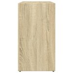vidaXL Armoire lavabo de salle de bain chêne sonoma 60x33x60 cm