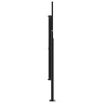 vidaXL Auvent latéral rétractable vert foncé 160x500 cm