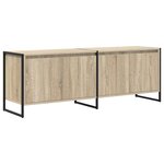 vidaXL Meuble TV Sonoma 140 x 36 x 49.5 cm Bois d'ingénierie