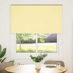 vidaXL Store enrouleur occultant jaune largeur du tissu 126 6 cm