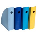 Set De 4 Porte-revues Mag-cube Bee Blue - Couleurs Assorties - Exacompta