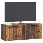 vidaXL Meuble TV mural Bois ancien 78 5 x 31 x 30 cm Bois d'ingénierie