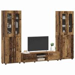 vidaXL Ensemble meuble TV FLORIN Bois ancien Bois d'ingénierie