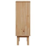 vidaXL Armoire de salle de bain "OTTA" 35x30x90 cm bois massif de pin
