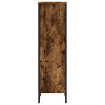 vidaXL Bibliothèque chêne fumé 50x31x106 cm bois d'ingénierie