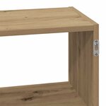 vidaXL Étagère murale chêne artisanal 100x25x50 cm bois d'ingénierie