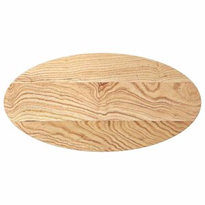vidaXL Dessus de table 80x40x2 cm bois de chêne massif ovale