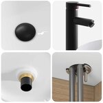 vidaXL Meuble de lavabo mural Chêne artisanal 49 x 44 5 x 65 5 cm