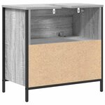 vidaXL Meuble de salle de bain avec lavabo et tiroirs 60x34 5x60 cm