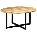 vidaXL Table de salle à manger 150x73 cm Bois de manguier solide