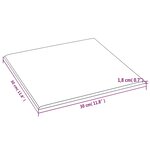 vidaXL Panneaux muraux 12 Pièces Cappuccino 30x30 cm Similicuir 1 08 m²