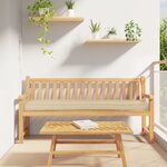 vidaXL Coussin de palette pour banc beige 200x40x8 cm en tissu Oxford