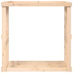 vidaXL Porte-bûches d’extérieur 108x52x106 cm Bois massif de pin