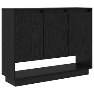 vidaXL Buffet Chêne noir 97 x 29 x 75 cm Bois d'ingénierie