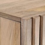 vidaXL Buffet 40x34x110 cm bois de manguier massif