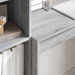 vidaXL Bureau Sonoma gris 80 x 40 x 76 cm Bois d'ingénierie