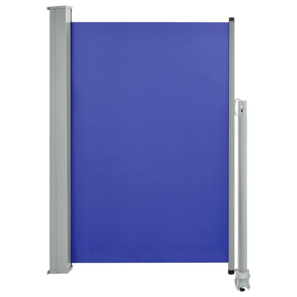 vidaXL Auvent latéral rétractable de patio 120x300 cm Bleu