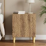 vidaXL Table de chevet Chêne artisanal 43 x 34 5 x 50 cm