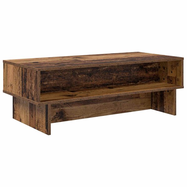vidaXL Table basse Bois ancien 100 x 46 x 35 cm Bois d'ingénierie