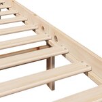 vidaXL Cadre de lit sans matelas 160x200 cm bois massif de pin
