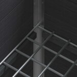 vidaXL Jardinière surélevée Gris 50 x 30 x 82 cm WPC et Aluminium
