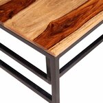 vidaXL Ensemble de table basse gigogne 2 Pièces Bois massif