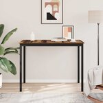 vidaXL Table de salle à manger / Table de repas Bois d'ingénierie